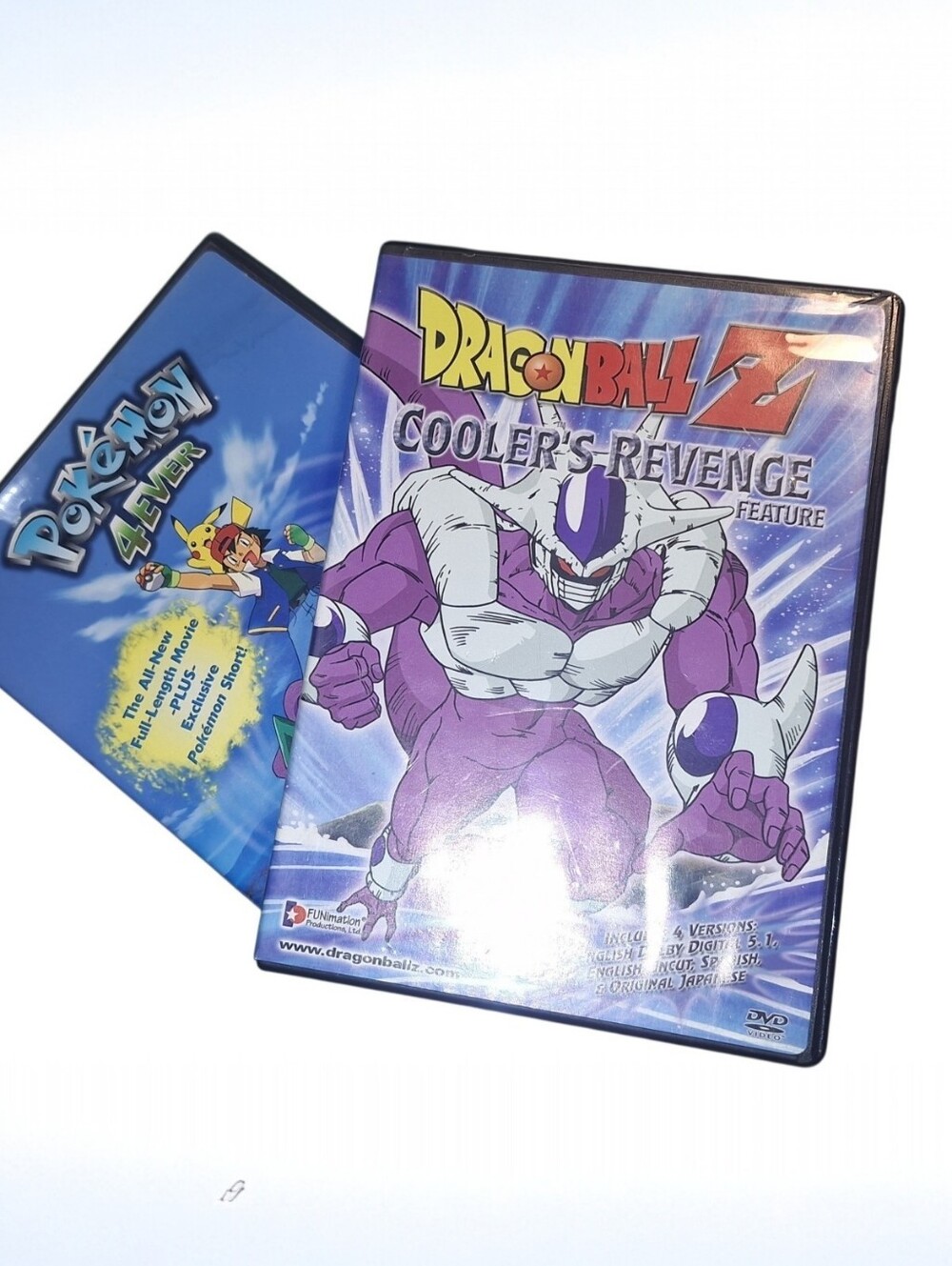 Dragon Ball Z Cooler's Revenge Feature DVD 4 Version Pokémon 4 Ever Exclusive